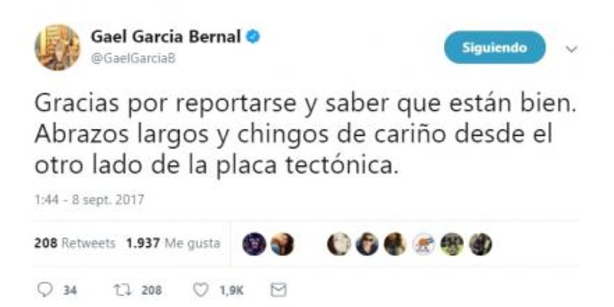 Famosos envían oraciones tras sismo en México