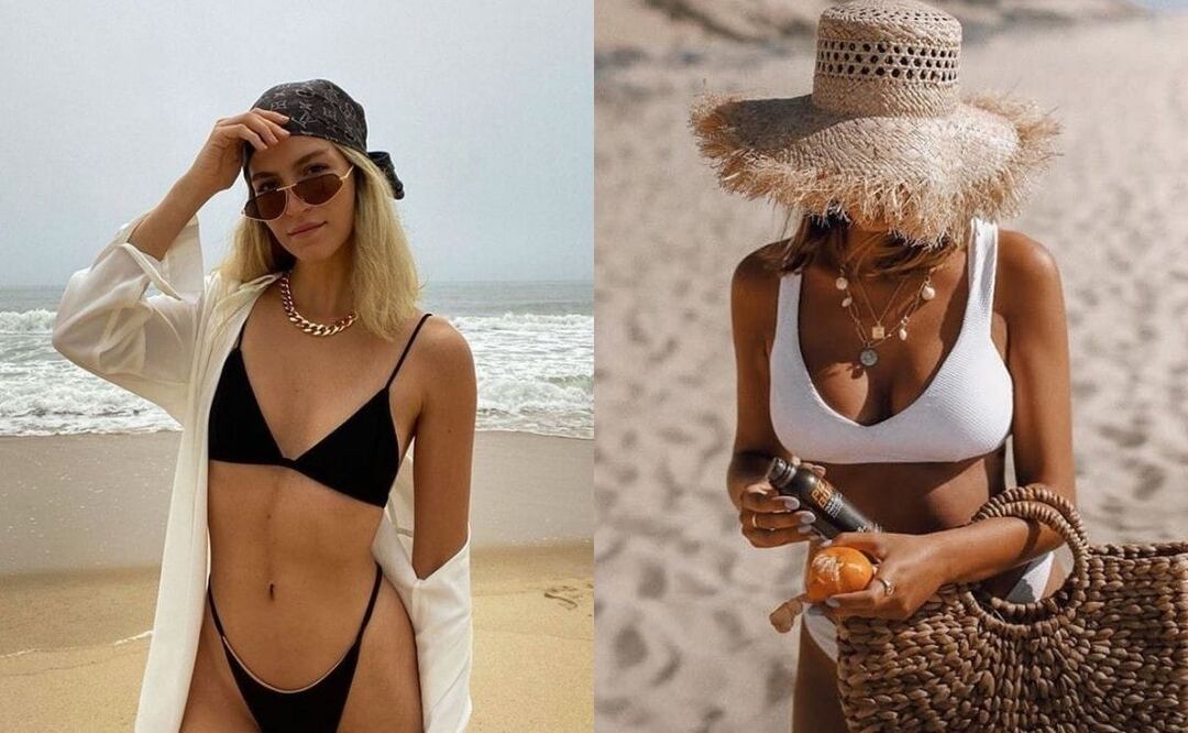 Los accesorios que no pueden faltar en tu look de playa para triunfar esta temporada. Foto: Pinterest 