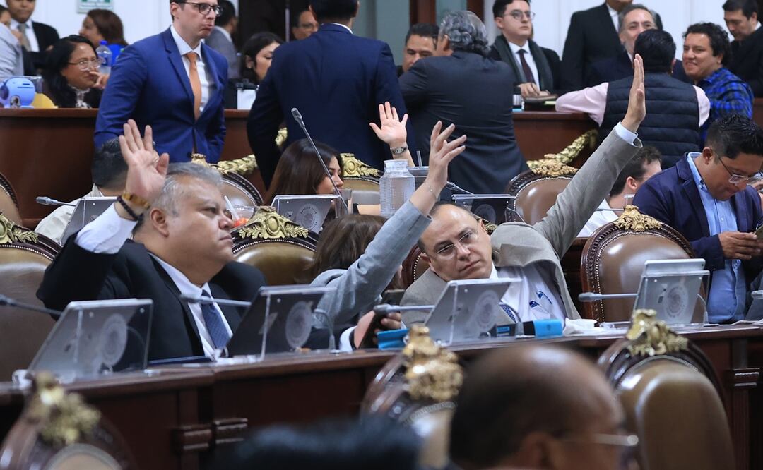 Última sesión del periodo extraordinario en el Congreso de la  CDMX. FOTO: Fernanda Rojas/ El universal