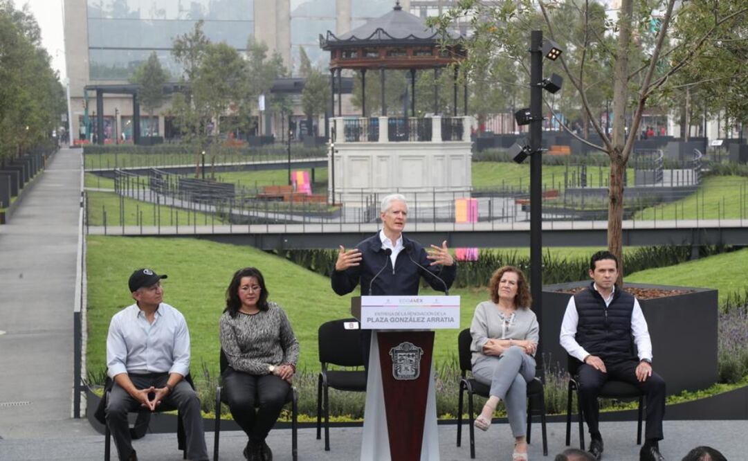 El gobernador Alfredo del Mazo Maza indicó que con esta obra se concreta el proyecto para embellecer la capital mexiquense. Foto: Jorge Alvarado