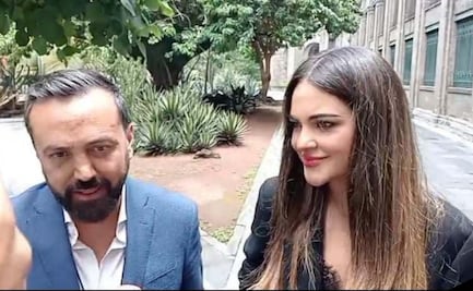 Andrea Chávez y Arturo Ávila llegan a Palacio Nacional; evitan informar con quién se reunieron