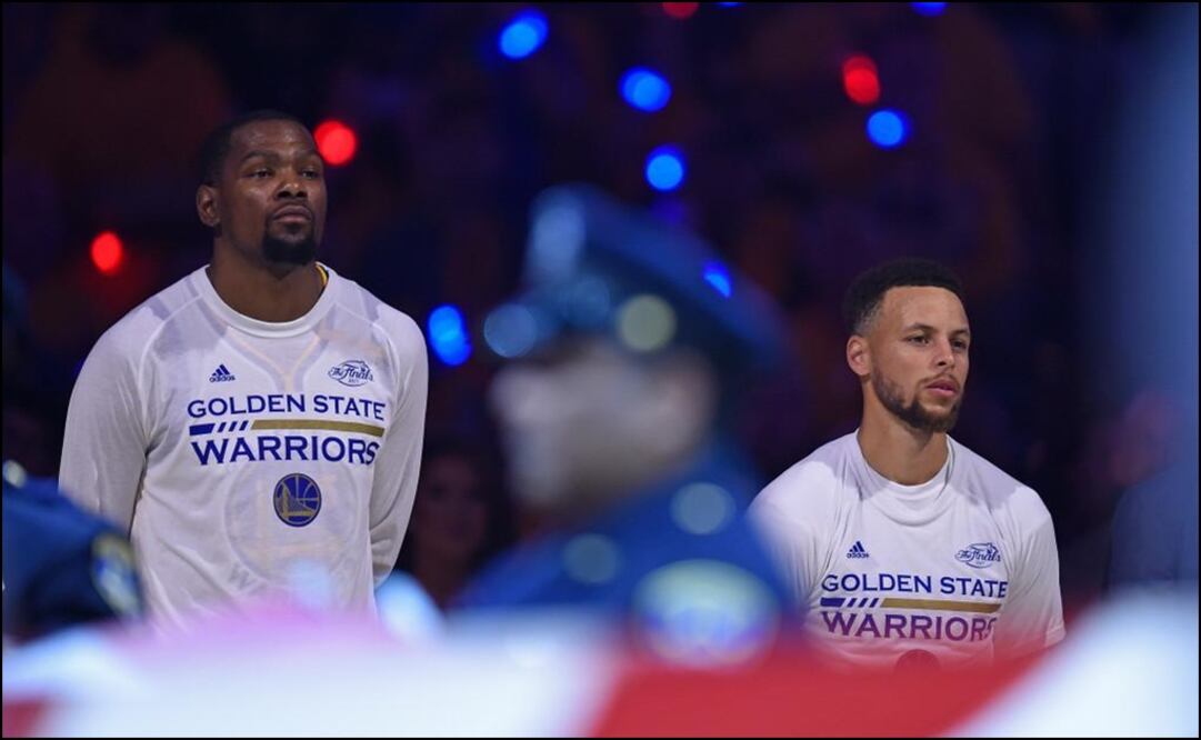 Twitter. El juego entre Golden State y Denver inauguró la pretemporada