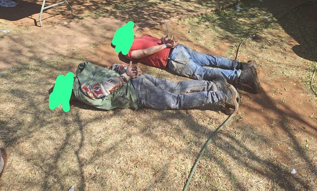 Cuatro sospechosos, incluido el dueño de la granja y dos ciudadanos mexicanos, fueron arrestados el 19 de julio de 2024 en Sudáfrica. Foto: Policía de Sudáfrica