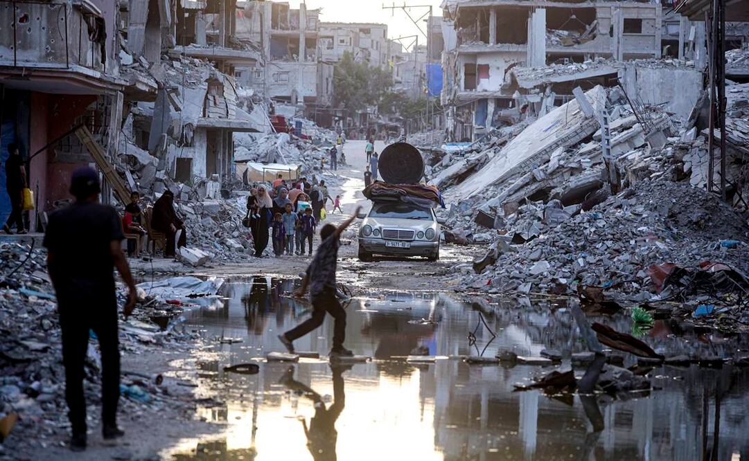 Israel construyeron el corredor de Morag en Gaza. Foto: AP