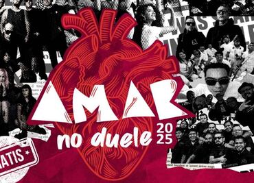 Festeja el amor al ritmo de rock y ska; INJUVE ofrece concierto gratuito “Amar no duele” este 14 de febrero