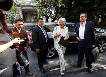 Sánchez Cordero se reúne por la tarde con Navarrete Prida en Gobernación