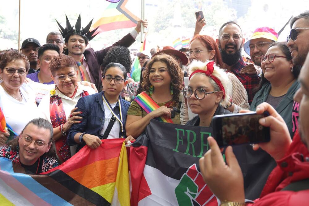 Clara Brugada destacó la importancia de la seguridad y el respeto para la población LGBTTTIQA+. (Foto: especial)