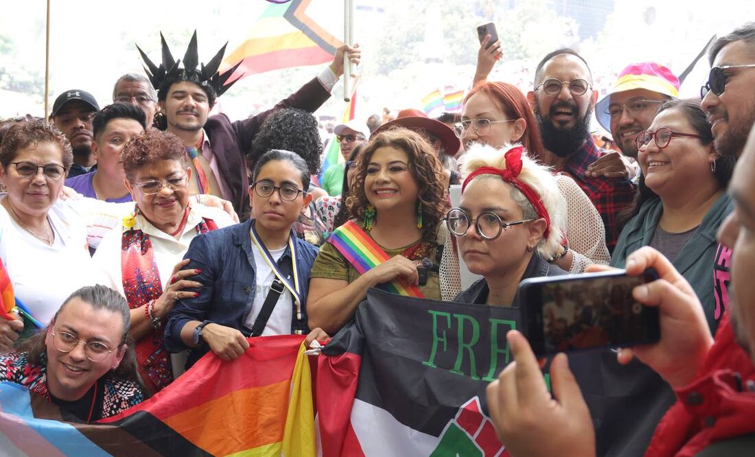 Clara Brugada destacó la importancia de la seguridad y el respeto para la población LGBTTTIQA+. (Foto: especial)