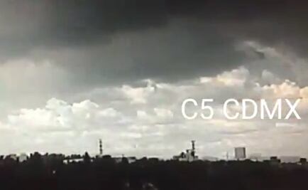 Se registra lluvia ligera en 3 delegaciones de CDMX