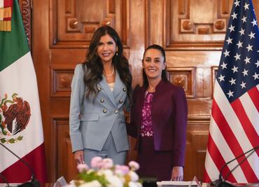 Dialogan Sheinbaum y Kristi Noem sobre cooperación en migración y narcotráfico; acuerdan respeto a las soberanías