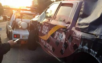 Vuelca patrulla en Constituyentes; hay dos heridos