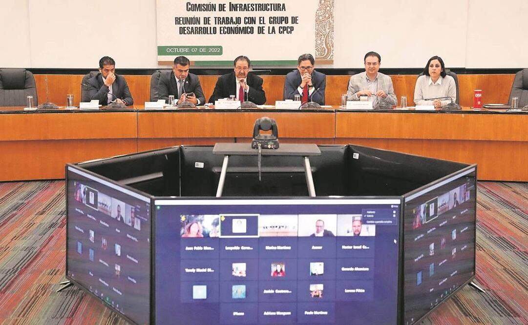 Las comisiones de Infraestructura y de Presupuesto y Cuenta Pública, en reunión para abordar las acciones contempladas en el PPEF 2023. Foto: Especial