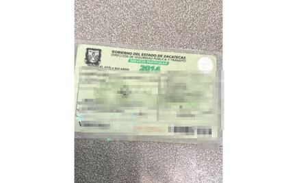 Presunto chofer detenido tenía tarjeta de circulación a nombre de Ricardo Monreal