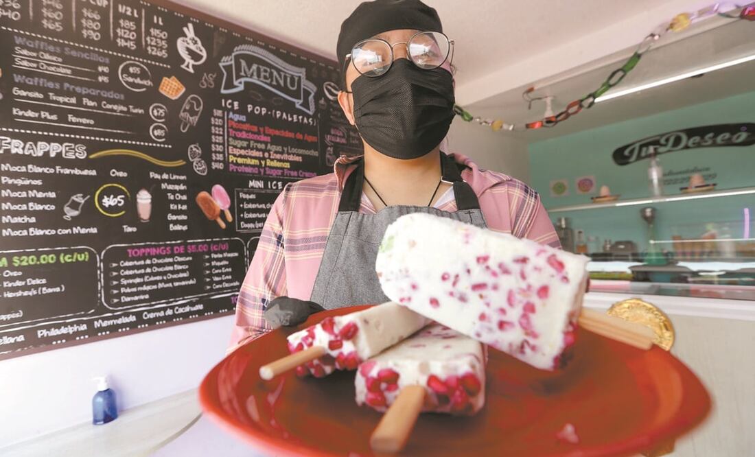 Es el segundo año en que sacan la paleta de nogada.