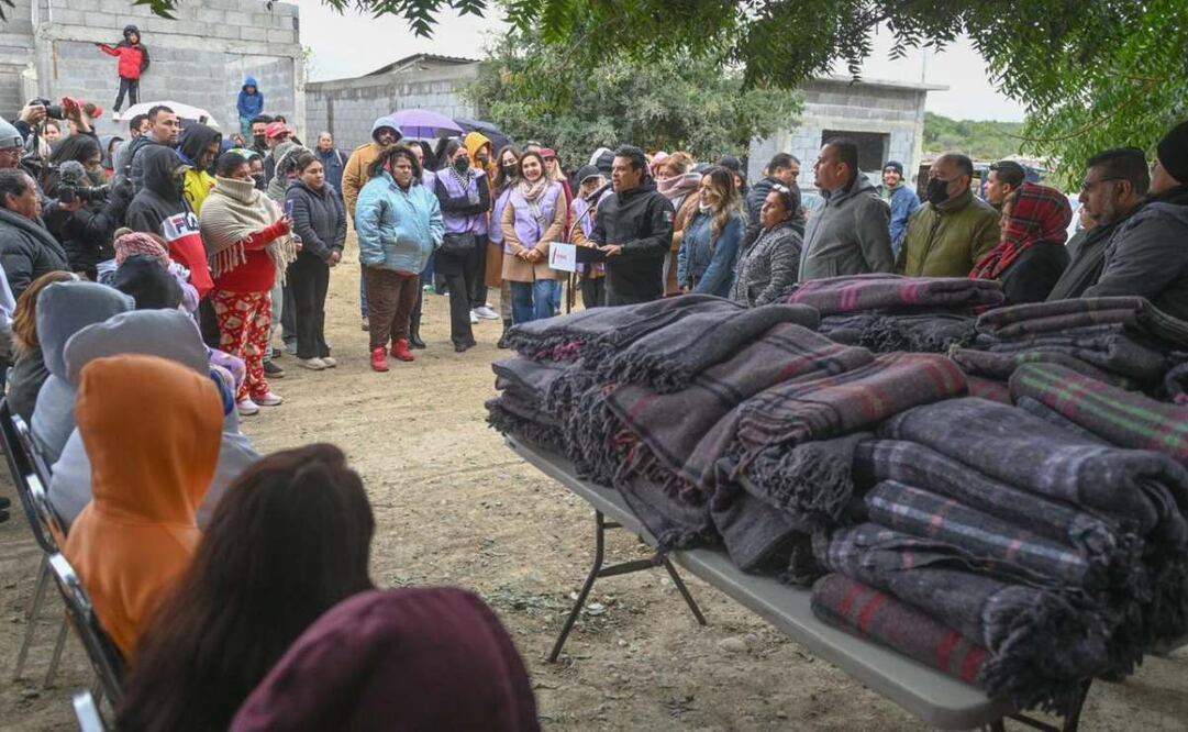 Se preparan en Ciudad Victoria ante el posible impacto de intensa onda gélida (13/01/2025). Foto: Especial