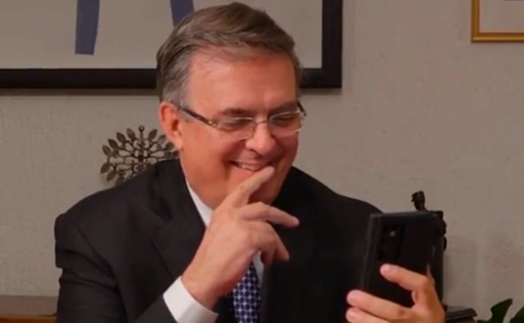 Marcelo Ebrard reaccionó en redes sociales a la nueva canción de Shakira. Foto: TikTok. @m_ebrard