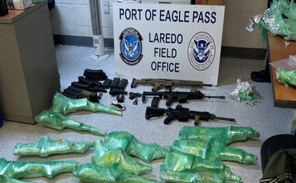 Cae traficante de armas de La Nueva Familia Michoacana en EU; intentó pasar a México 24 rifles tipo AK-47