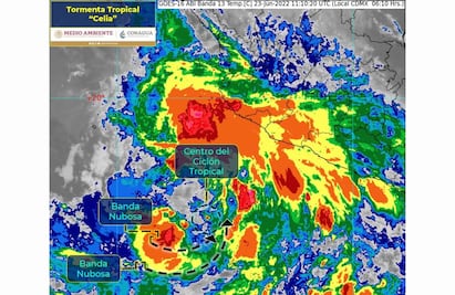 Este jueves habrá lluvias intensas en Nayarit y Jalisco por tormenta tropical Celia