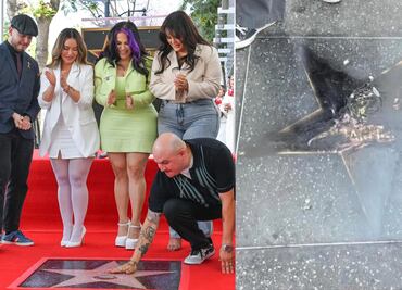 Vandalizan estrella de Jenni Rivera en el Paseo de la Fama de Hollywood