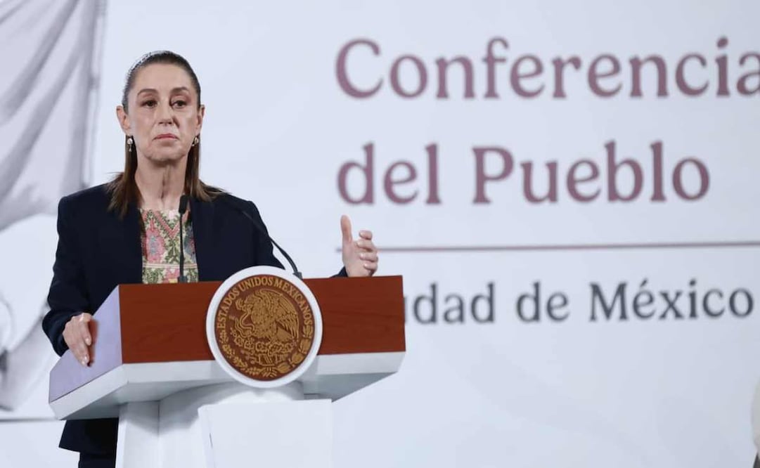 Claudia Sheinbaum, presidenta de México, durante la mañanera del 29 de septiembre del 2025. Foto: Fernanda Rojas / EL UNIVERSAL