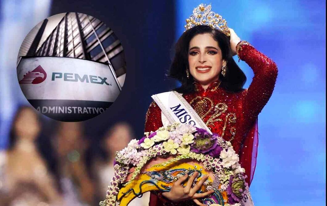 Felicitación de Pemex a Fátima Bosch por ganar Miss Universo 2025 / Foto: EFE y Archico. EL UNIVERSAL
