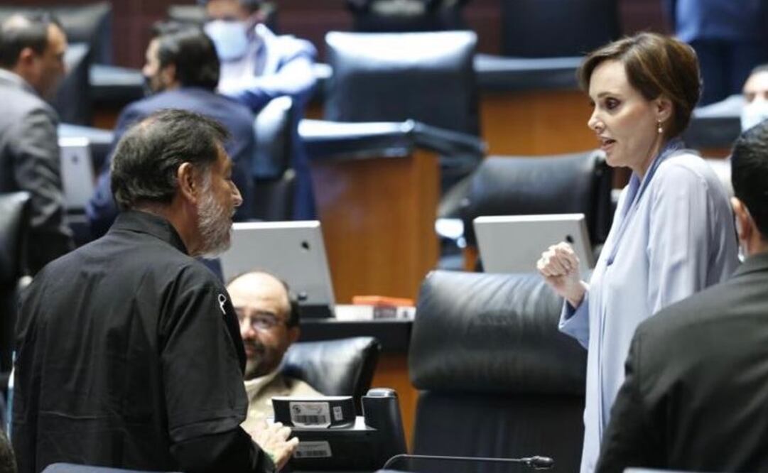 La senadora le negó la paz al diputado “por hipócrita, no porque le falte un baño”. Foto: Twitter @LillyTellez