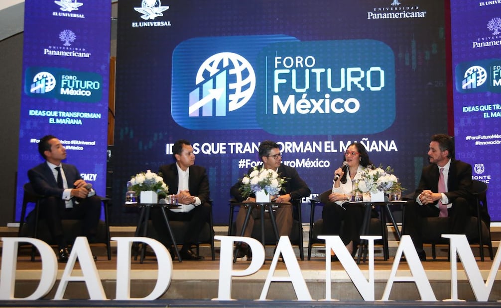 Mario Maldonado, Pedro Leyva, Francisco Padilla, Adriana García y Eugenio Gómez durante el Foro futuro México 2026 de EL UNIVERSAL. | Foto: Carlos Mejia.