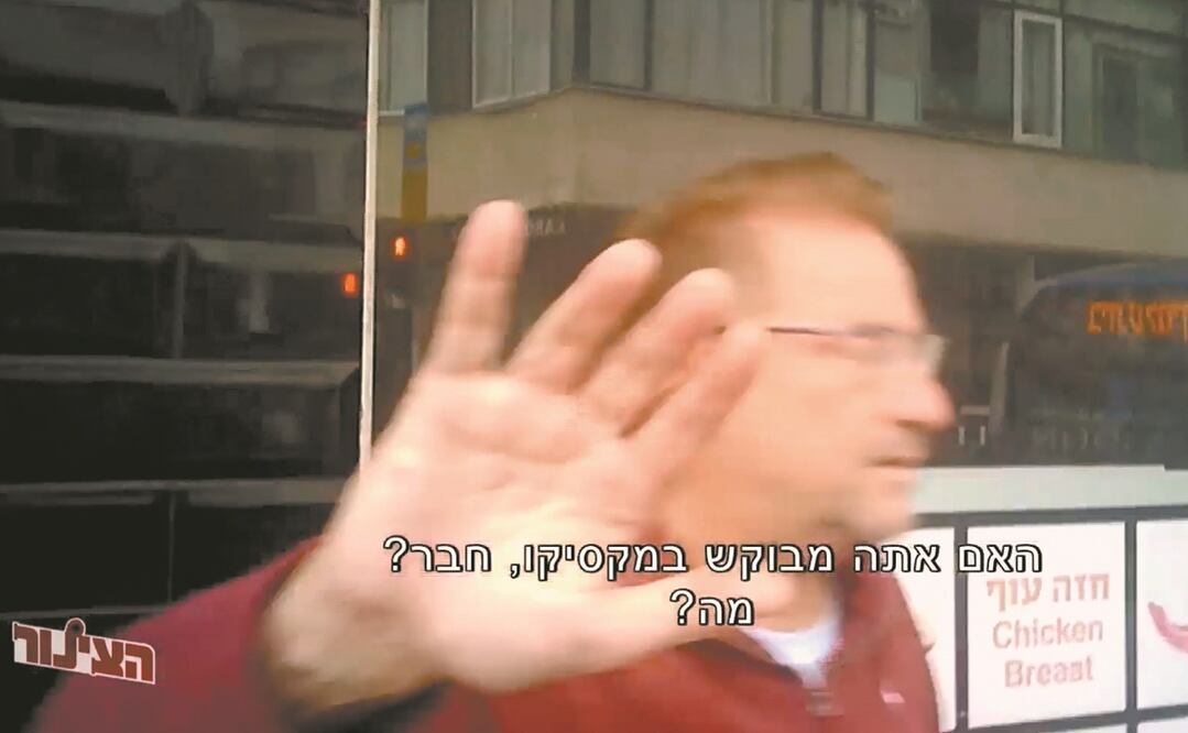 En un video, el reportero israelí Amir Shuan muestra cómo confrontó a Andrés Roemer en las calles de Israel, país donde se refugió tras las numerosas acusaciones en su contra por agresiones sexuales que enfrenta en México. Fotos: CORTESÍA DE AMIR SHUAN