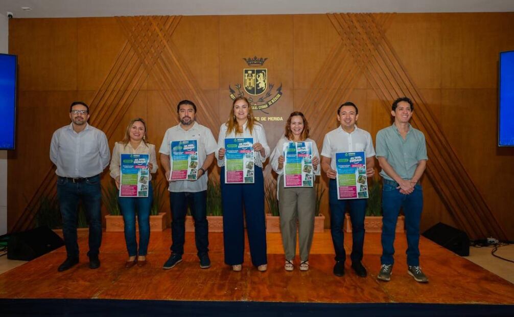 Presidenta municipal Cecilia Patrón Laviada puso en marcha la compaña "Una Mérida más Limpia, Segura y Ordena". Foto: Especial