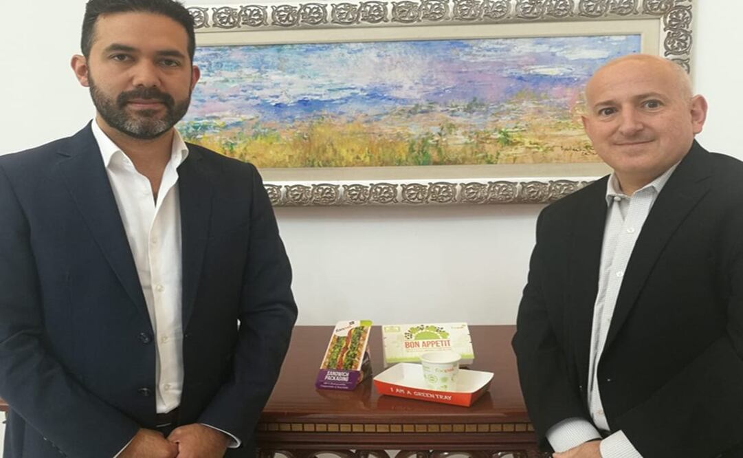 Ian Lifshitz y David Fierros junto a FooPak /Fotos: Cortesía