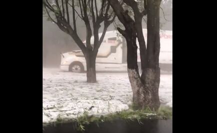 Vuelve a granizar y cierran vialidades en Jalisco