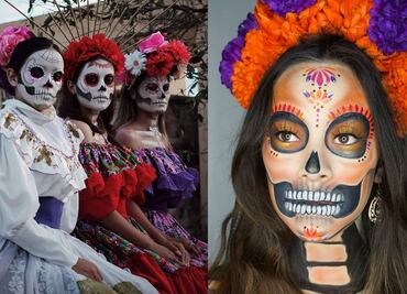 Opciones diferentes para maquillarte como Catrina chic