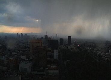 Rain reported in four districts of Mexico City