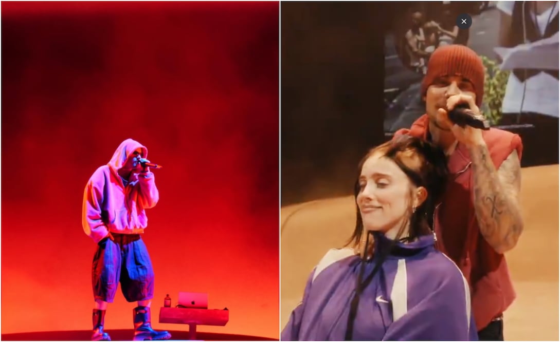 Justin Bieber y Billie Eilish en el Festival Coachella 2026.
Fotos, Instagram, vía @lilbieber & X, vía @BillieEilishBR