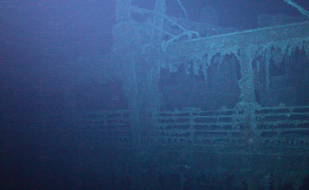 Cubierta del SS Mantola, un barco británico hundido hace casi cien años y cargado de plata por valor de 110.000 libras esterlinas de la época. Foto: Archivo
