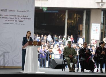 Sheinbaum destaca baja del 25% en homicidio doloso en 9 meses; afirma que se debe fortalecer la Guardia Nacional