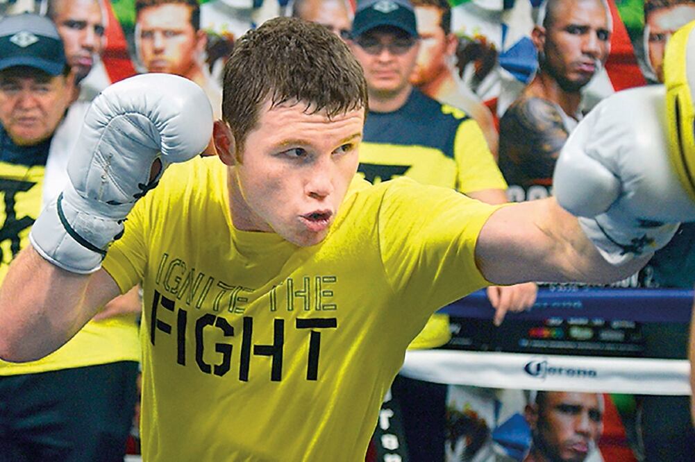 Golden Boy Promotions anunció que está pendiente la sede para el combate; el tapatío espera salir con la victoria en la defensa de su corona (ARCHIVO. EL UNIVERSAL)