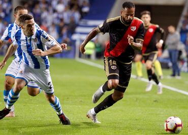 Héctor Moreno y la Real Sociedad empatan ante el Rayo Vallecano