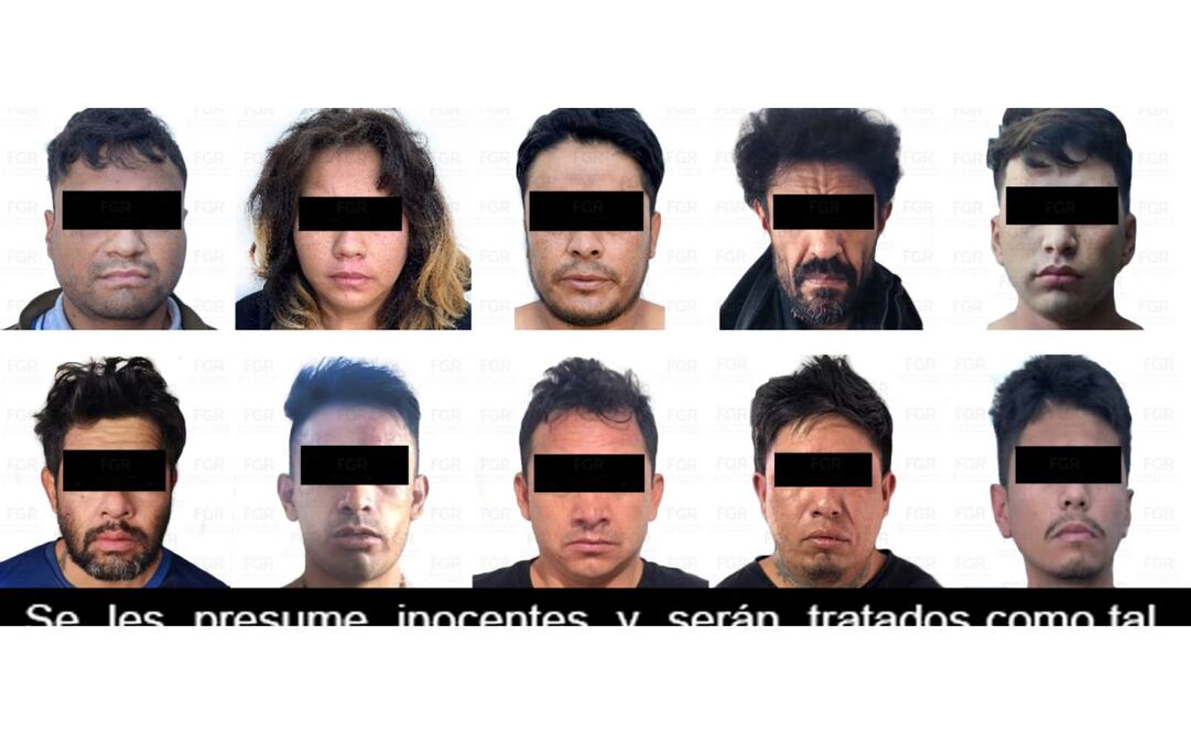 Dictan prisión preventiva oficiosa a diez personas (24/06/2026). Foto: Especial