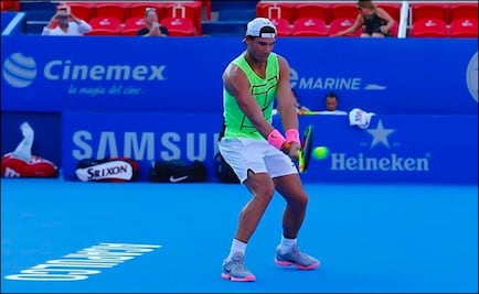 Rafael Nadal ya entrena en Acapulco