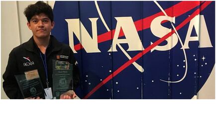 Estudiante de Tultepec obtiene segundo lugar en programa de la Nasa