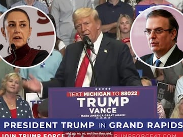 Discurso de Trump desata reacciones de Sheinbaum y de Ebrard