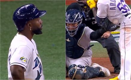 VIDEO: Randy Arozarena recibe dos pelotazos por parte de jugadores de los Yankees