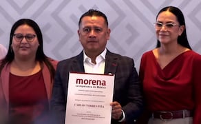 Nombran a Carlos Torres Piña como el coordinador de transformación en Michoacán (14/09/2026). Foto: Captura de pantalla Citlalli Hernández