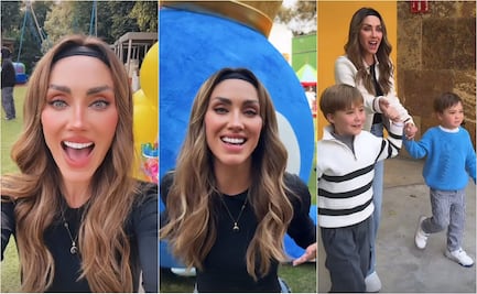 En medio de la polémica, Anahí celebra los 8 años de Manu, su hijo mayor