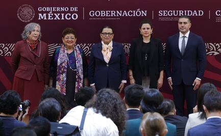 Rosa Icela Rodríguez y Omar García Harfuch toman cargo en ceremonia de entrega-recepción de Segob y SSPC