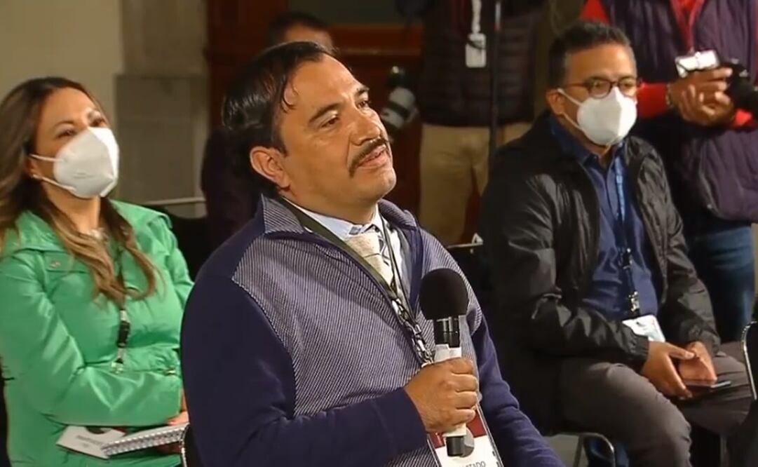 Galdino Martínez propuso al presidente López Obrador construir "La Gran Tenochtitlán". Foto: Captura de pantalla