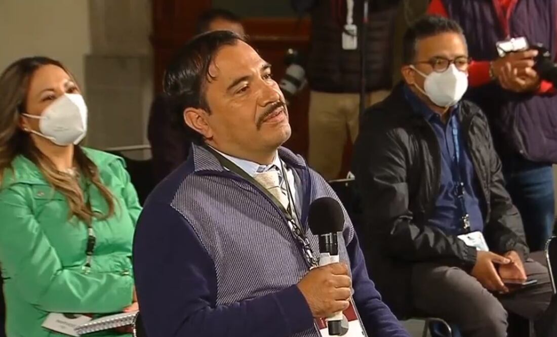 Galdino Martínez propuso al presidente López Obrador construir "La Gran Tenochtitlán". Foto: Captura de pantalla