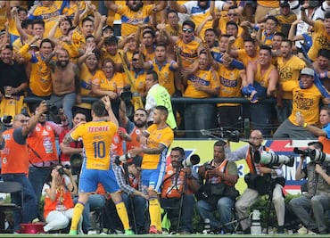 Tigres golea a Monterrey en la Ida de los Cuartos de Final