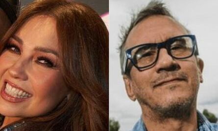 Thalia rinde homenaje a Marciano Cantero de los Enanitos Verdes en su docuserie de esta manera